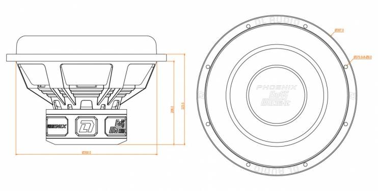 DL Audio Phoenix Bass Machine 15