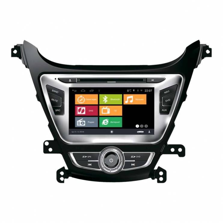 Штатная магнитола MyDean BS092 для Hyundai Elantra (2011-2015) 7"